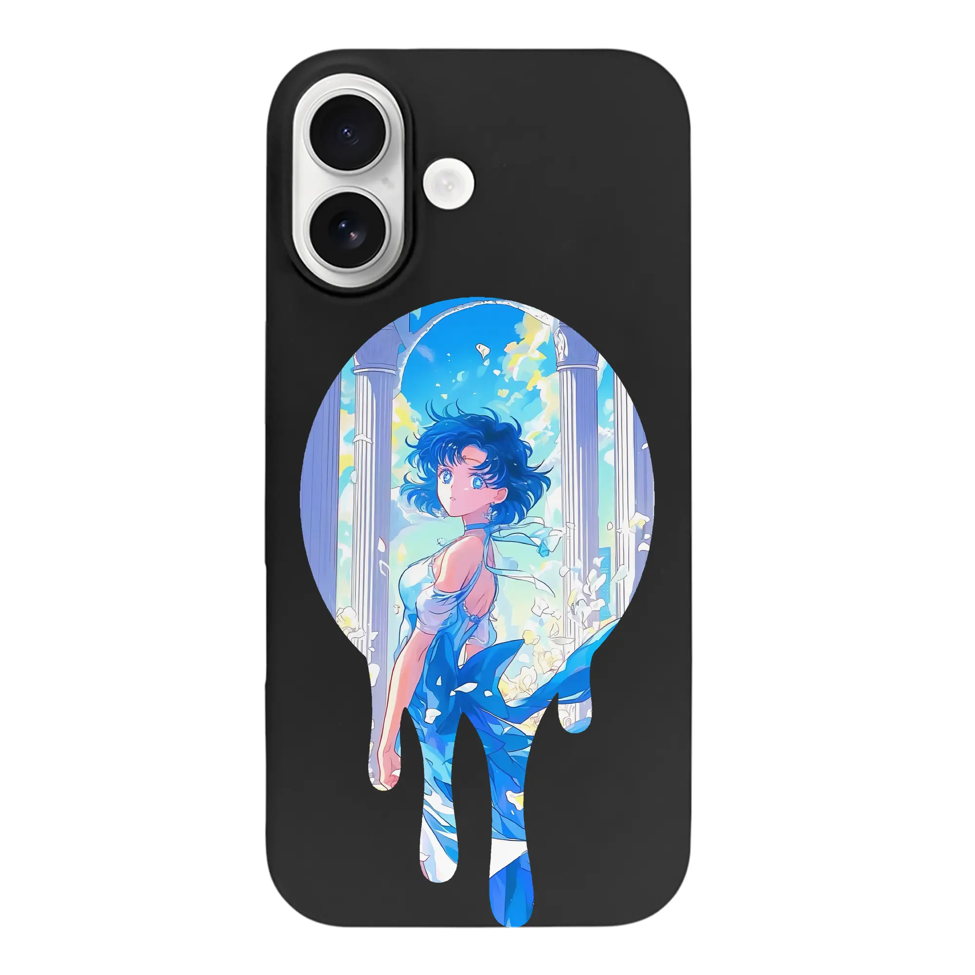 美少女戦士セーラームーン グッズ 水野 亜美 - iPhone 17 シリーズ シリコンケース 薄型 耐衝撃 指紋防止 ソフトタッチカバー 精密フィット 傷防止 保護ケース iPhone 17/17 Air/17 Pro/17 Pro Max 対応